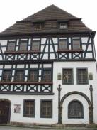 Eisenach, Deutschland - Fachwerkbau Lutherhaus / Zum Vergrößern auf das Bild klicken