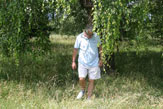 Golf in Bled, lost ball / Zum Vergrößern auf das Bild klicken