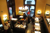Restaurant Gerloczy in Budapest - Blick von Halbstock