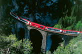 Glacier Express - Viadukt bei Filisur, Schweiz