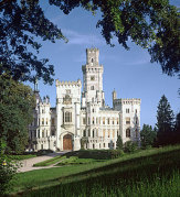 Schloss Hluboká nad Vltavou, CZ - Frauenberg / Zum Vergrößern auf das Bild klicken
