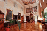 Schloss Jemniště, CZ - Tanzsaal / Zum Vergrößern auf das Bild klicken