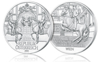 © Münze Österreich AG / Jubiläumsmünze 450 Jahre Spanische Hofreitschule / Zum Vergrößern auf das Bild klicken