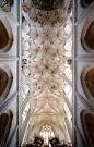 Kutná Hora, CZ - St. Barbara Kathedrale: Deckengewölbe / Zum Vergrößern auf das Bild klicken