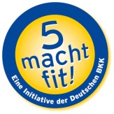 5 macht fit! - Logo