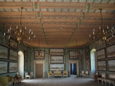 Schloss Melnik - Großer Saal / Zum Vergrößern auf das Bild klicken