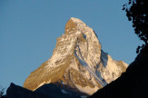 Zermatt im Wallis, Schweiz - Matterhorn  Frühmorgens