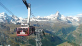 Zermatt im Wallis, Schweiz - Gondel Matterhorn-Rothorn Paradise / Zum Vergrößern auf das Bild klicken