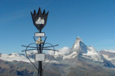 Zermatt im Wallis, Schweiz - Skulpturen am Rothorn / Zum Vergrößern auf das Bild klicken