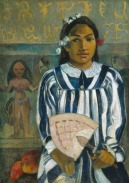 Modern Tate Gallery, London - Ausstellung Gauguin: Merahi Metua no Tehamana, 1893 / Zum Vergrößern auf das Bild klicken