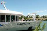 MS Maribelle - vor Anker in Viviers, Frankreich