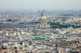 Paris, Frankreich - Blick vom Eiffelturm auf Invalidendom / Zum Vergrößern auf das Bild klicken