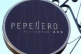Novigrad, Kroatien - Restaurant Pepenero: Schild