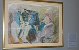 Albertina - Picasso-Ausstellung, Zeichnung / Zum Vergrößern auf das Bild klicken