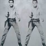 Kunstmuseum Basel, Schweiz - Ausstellung Andi Warhol: Elvis / Zum Vergrößern auf das Bild klicken