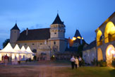 Rosenburg bei Nacht / Zum Vergrößern auf das Bild klicken