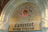 Restaurant Sir Lancelot, Budapest - Eingangsschild