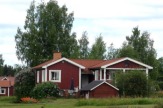 Schweden - typisches Haus / Zum Vergrößern auf das Bild klicken