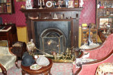 Sherlock Holmes-Museum in London, GB - Wohnraum / Zum Vergrößern auf das Bild klicken