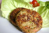 55PLUS Tofuburger mit Gemüse / Zum Vergrößern auf das Bild klicken