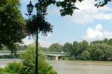 Tokaj, Ungarn - Fluss Theiß / Zum Vergrößern auf das Bild klicken