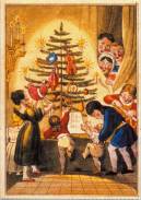 Weihnachtsfest im 19. Jahrhundert / Zum Vergrößern auf das Bild klicken