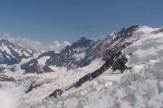 Jungfraujoch, Schweiz - Wetter- & Schreckhorn / Zum Vergrößern auf das Bild klicken