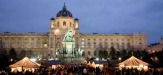 Weihnachtsdorf Maria-Theresien-Platz, Wien / Zum Vergrößern auf das Bild klicken